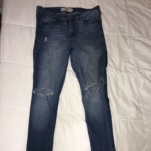 Two hollister ripped denim jeans